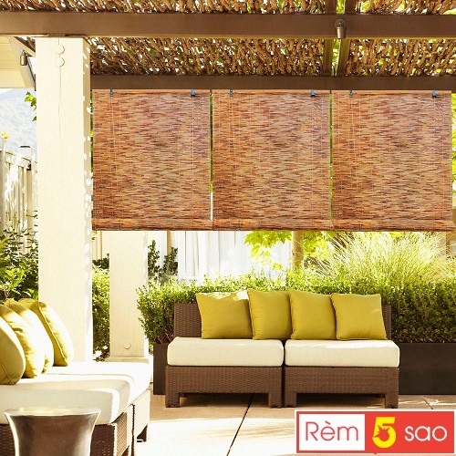 rèm gỗ ngoài trời1