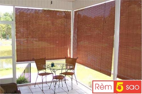 rèm gỗ ngoài trời2