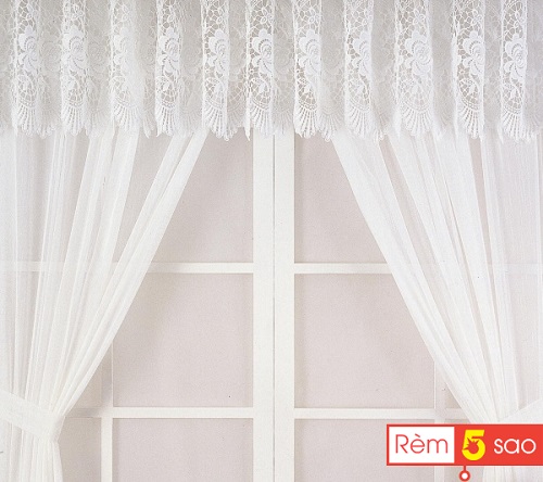 Vải voan may rèm tạo cảm giác tinh tế